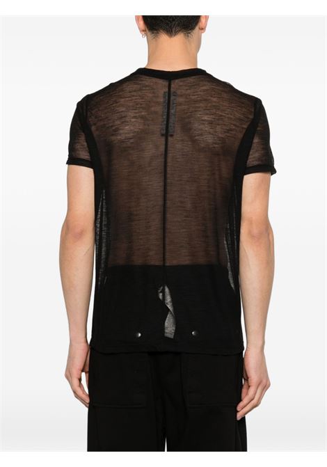 short level t t-shirt man black RICK OWENS | RU01F2265 JWR09